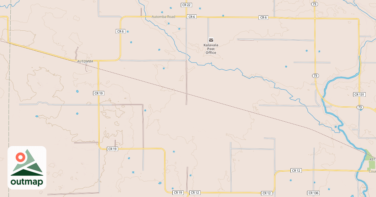 Map of Soo Line North: Carlton