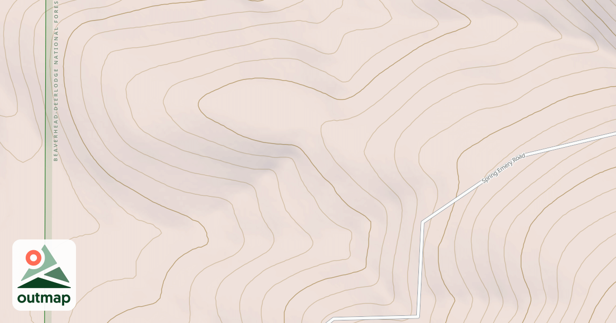 Map of USFS National Forest System Roads {D7720856-703E-43B0-A9C5-F55D921501EA}