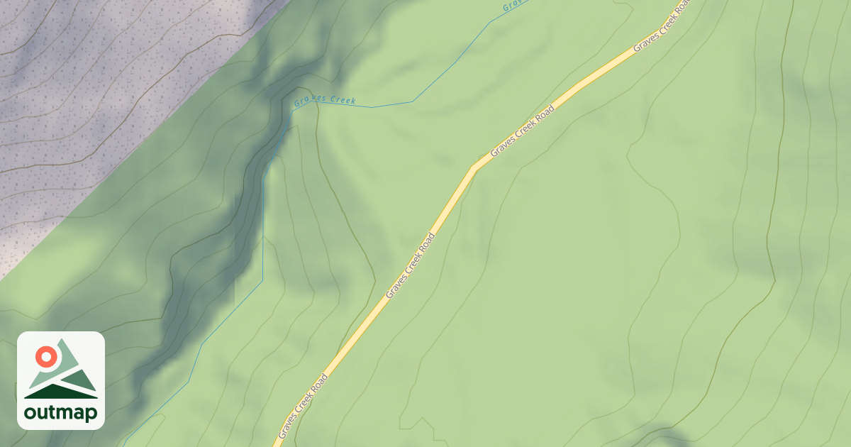 Map of GRAVES CREEK FALLS