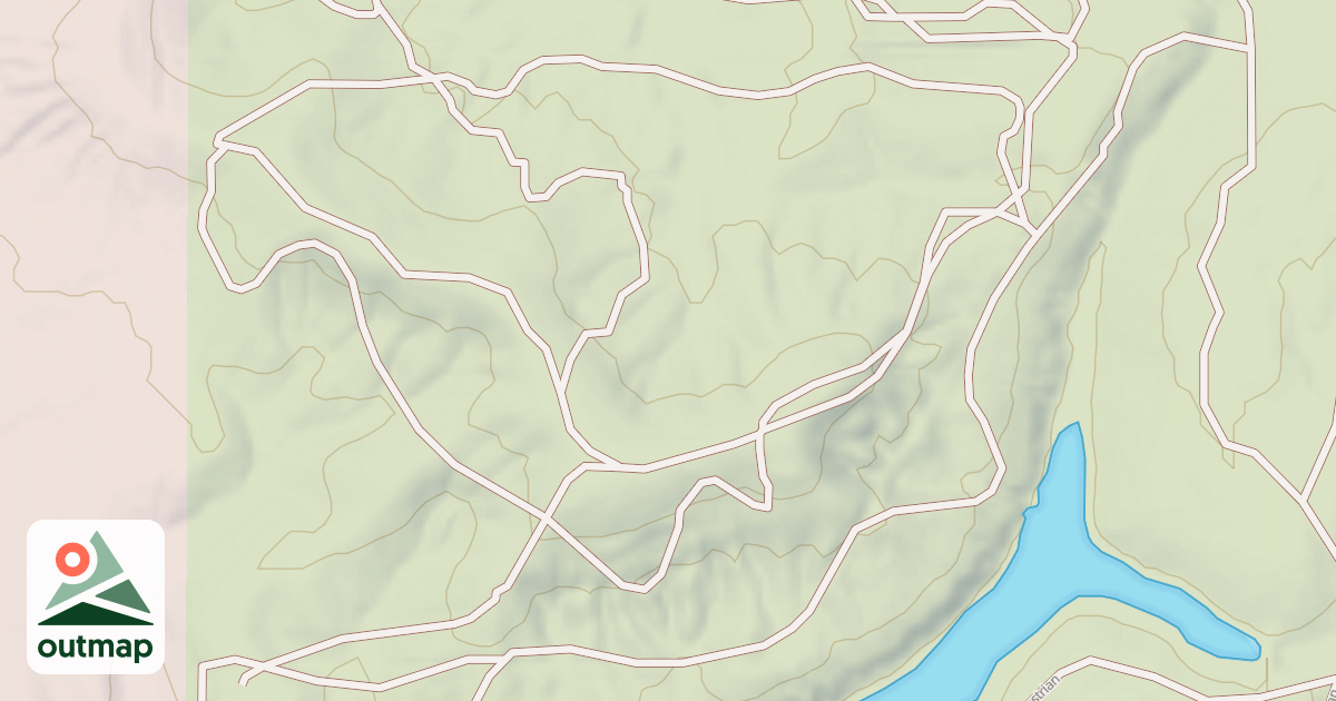 Map of Interlake State Recreation Area Trails