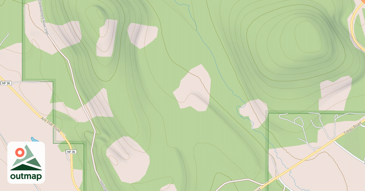 Map of DICKEY CREEK B