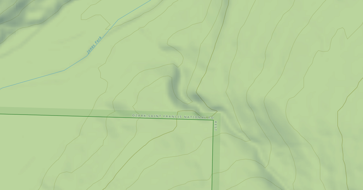 Map preview of USFS National Forest System Roads {54CA69B5-707A-4005-9F74-A3DC3747DC94}