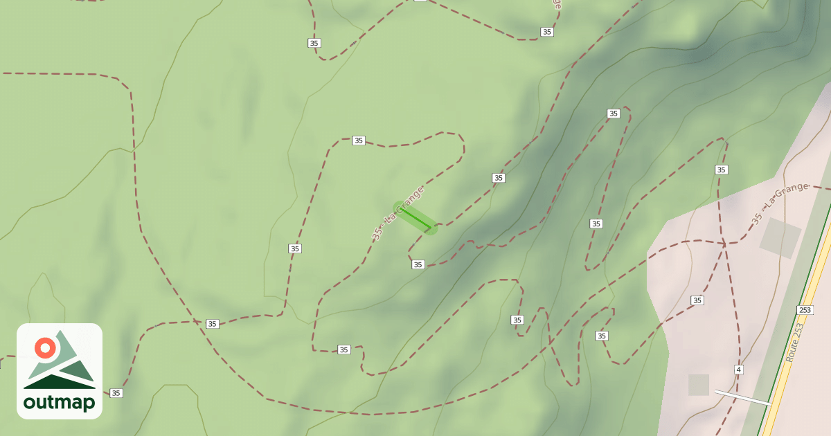 Map of 35 - La Grange