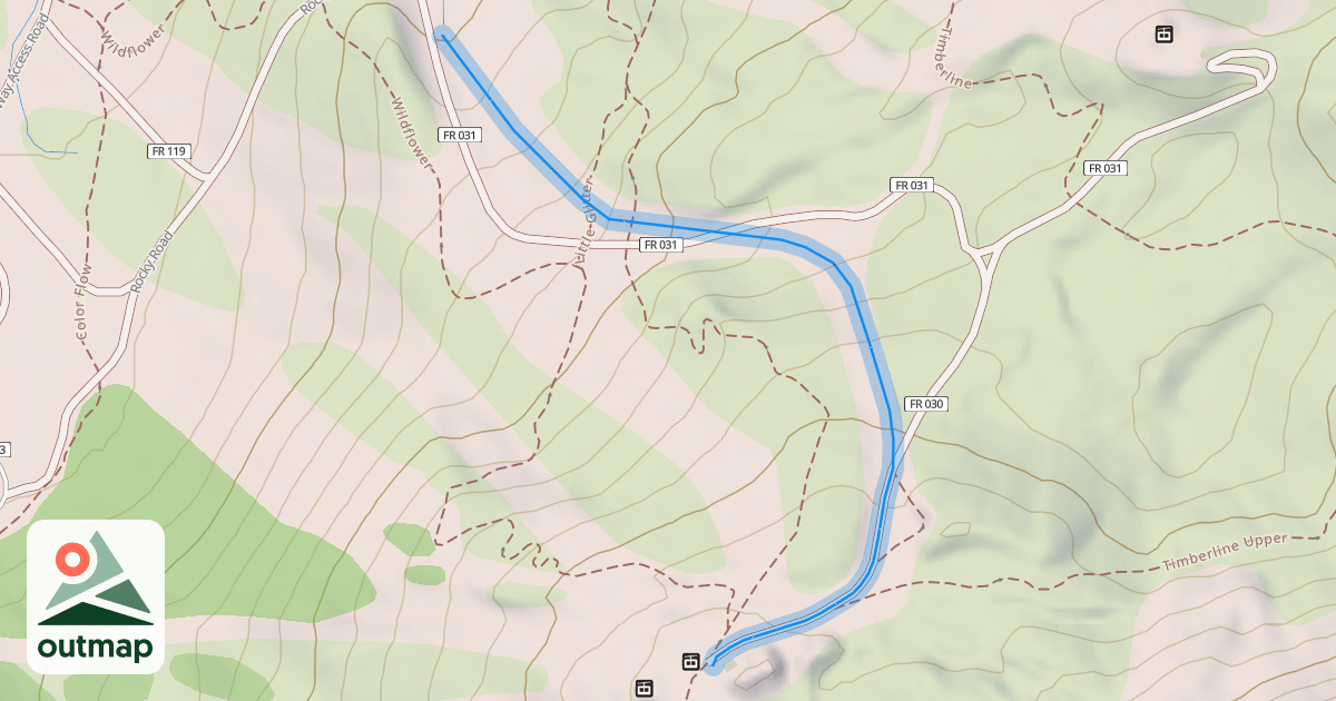 Map of Hunter's Run