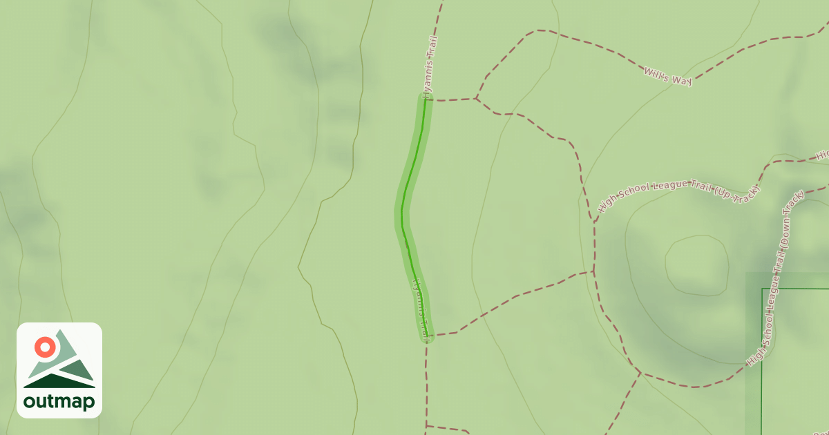 Map of Hyannis Trail