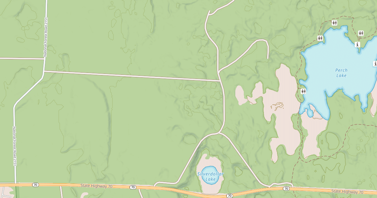Map preview of SILVER DOLLAR ROAD