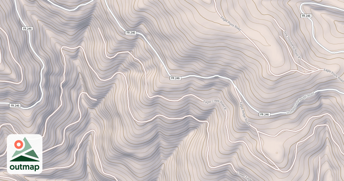 Map of EAGLE CREEK B