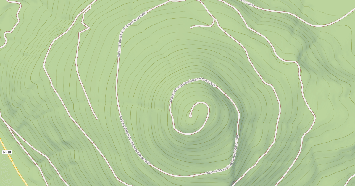 Map preview of CHINA HAT BUTTE