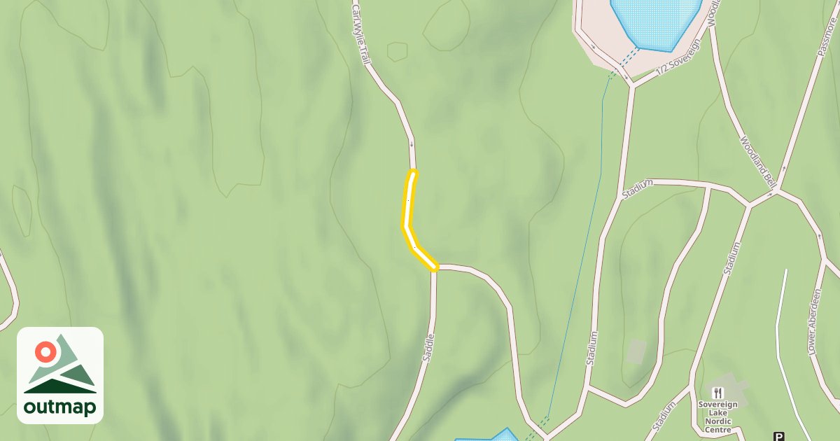 Map of Carl Wylie Trail