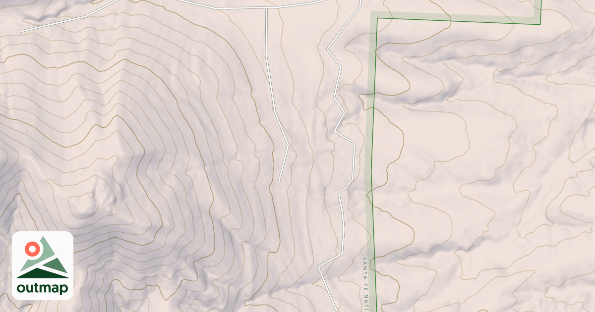 Map of USFS National Forest System Roads {87C560B7-18FD-485E-907A-E2C385DE554C}