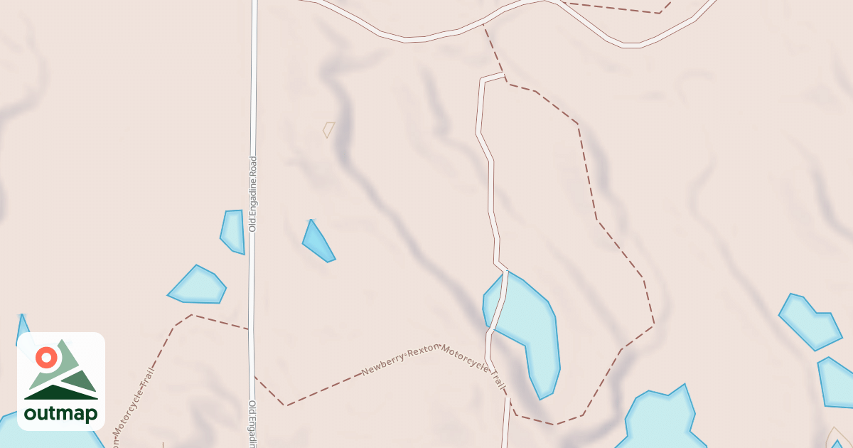 Map of Newberry-rexton Motorcycle Trail