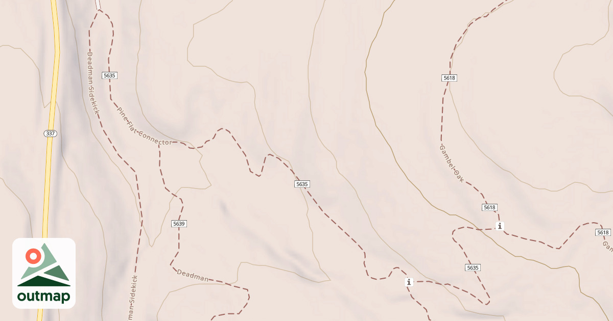 Map of PINE FLAT CONNECTOR