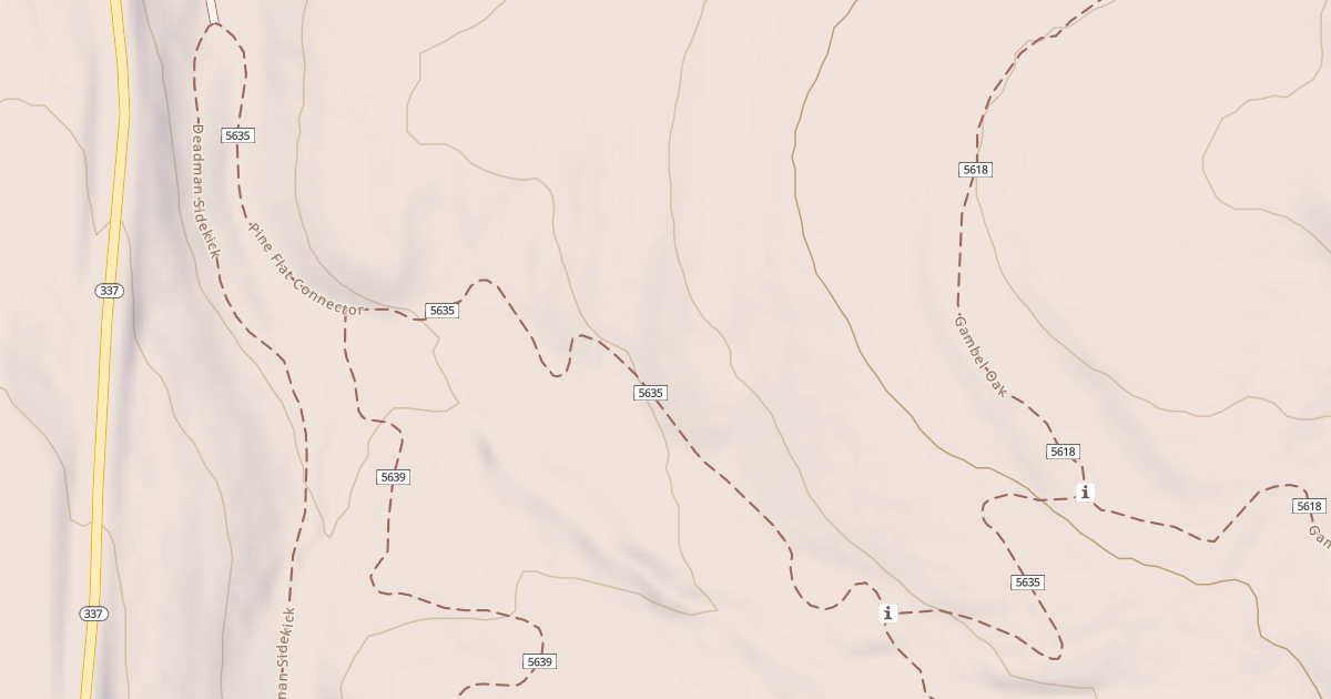 Map preview of PINE FLAT CONNECTOR