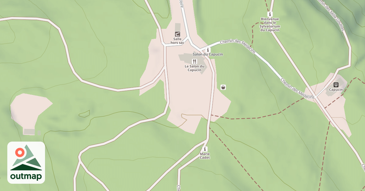 Map of Piste de luge