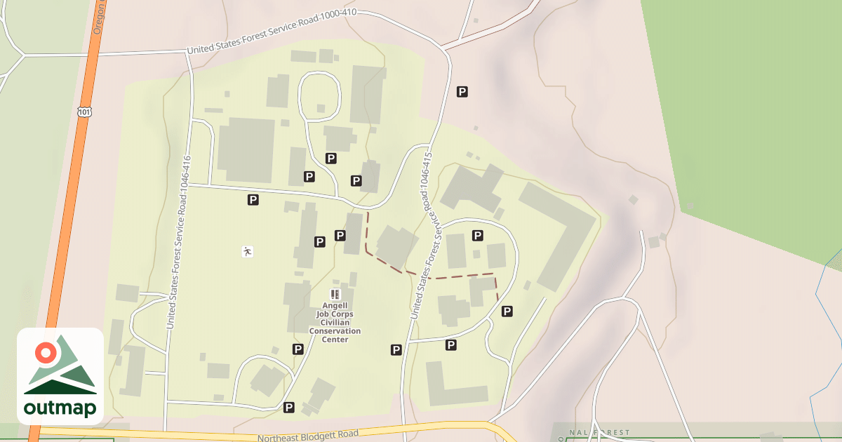Map of JOB CORP ADMIN ROAD