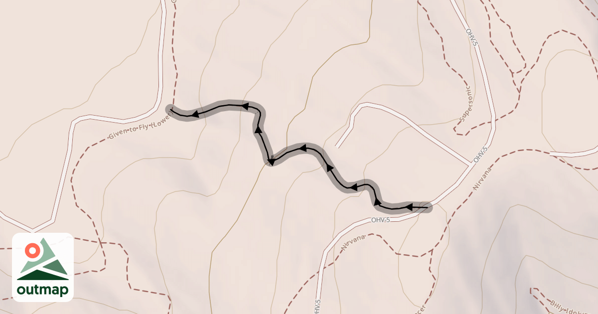 Map of Mormon Cricket Trail