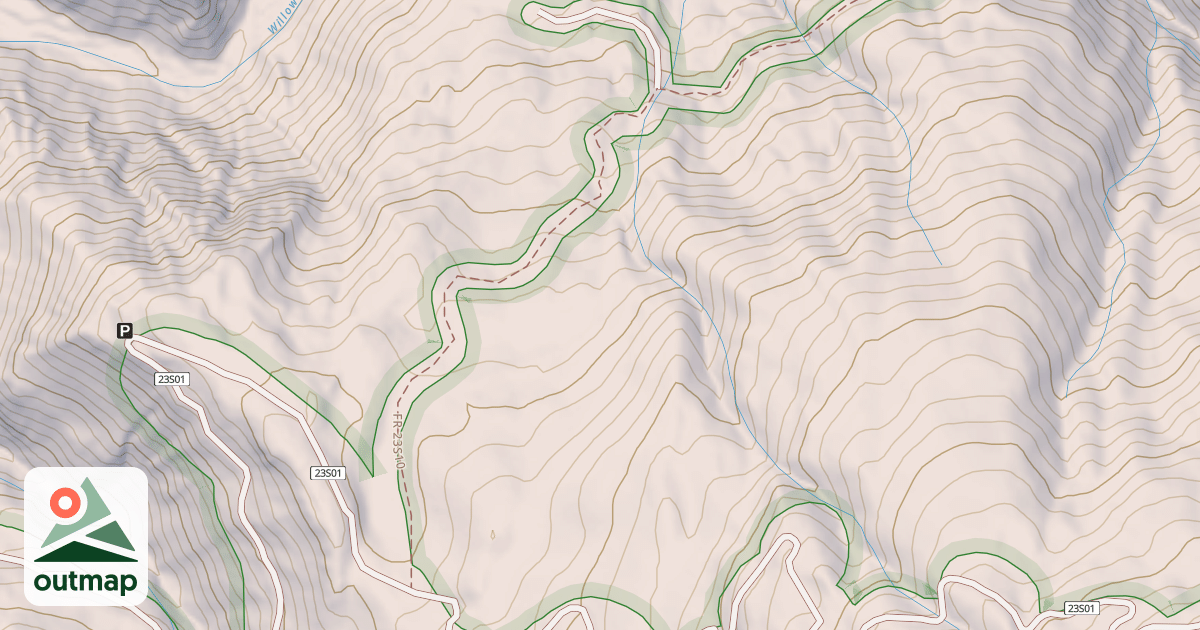 Map of WILLOW CREEK