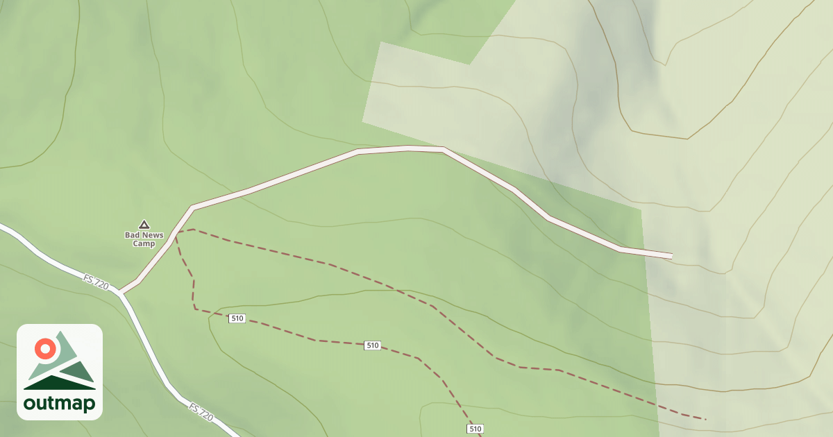 Map of (FDR) BAD NEWS CAMP