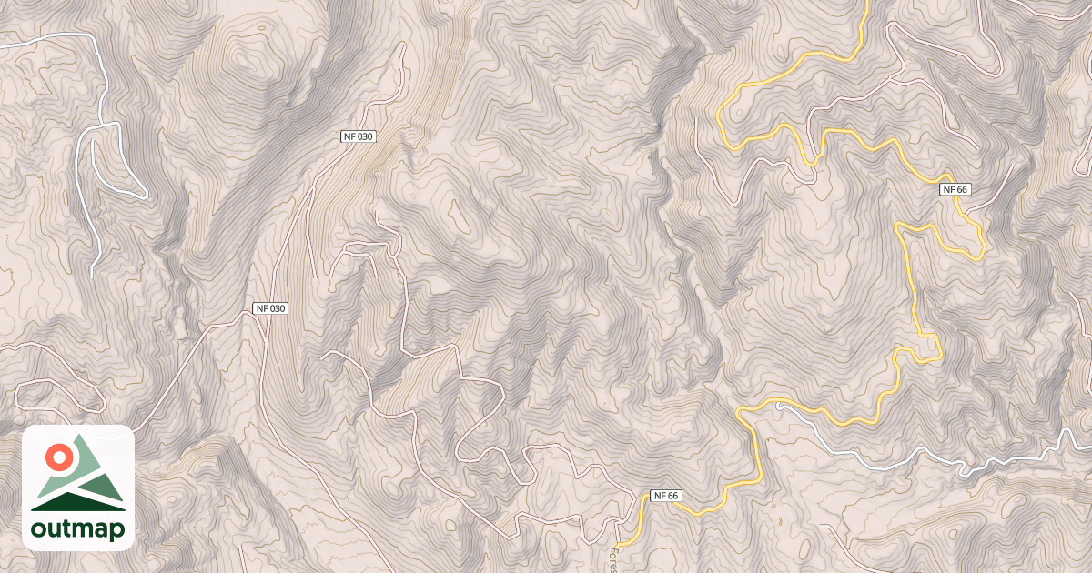 Map of USFS National Forest System Roads {0648142C-622F-47E1-B885-009BF09F4E14}
