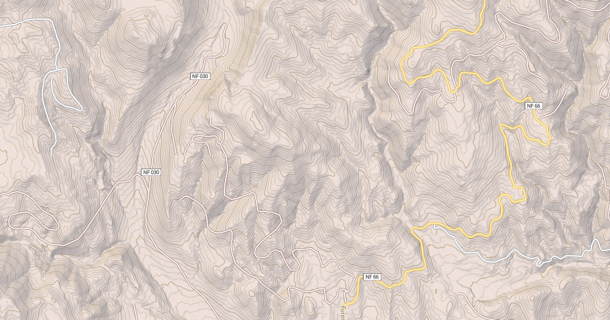 Map preview of USFS National Forest System Roads {0648142C-622F-47E1-B885-009BF09F4E14}