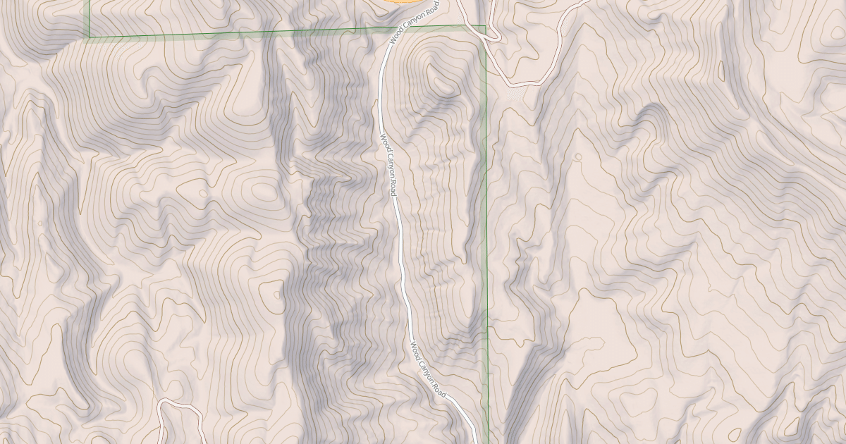 Map preview of WOOD CANYON