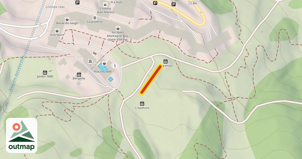 Map of Crapahute
