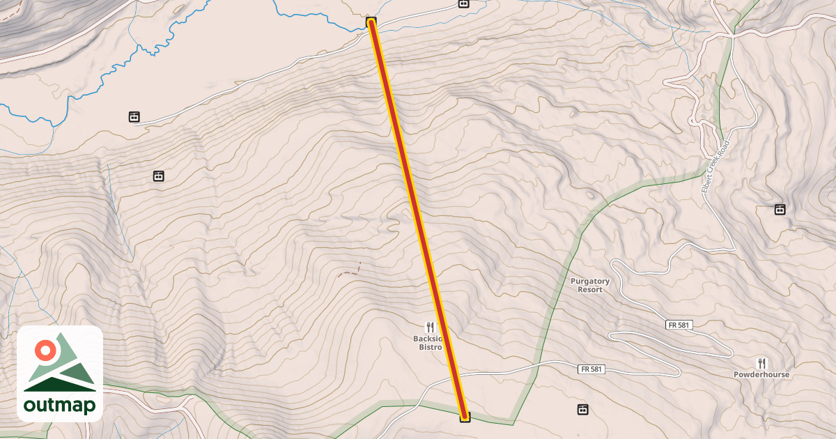 Map of Grizzly Lift #5
