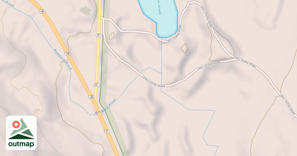 Map of Old County Road