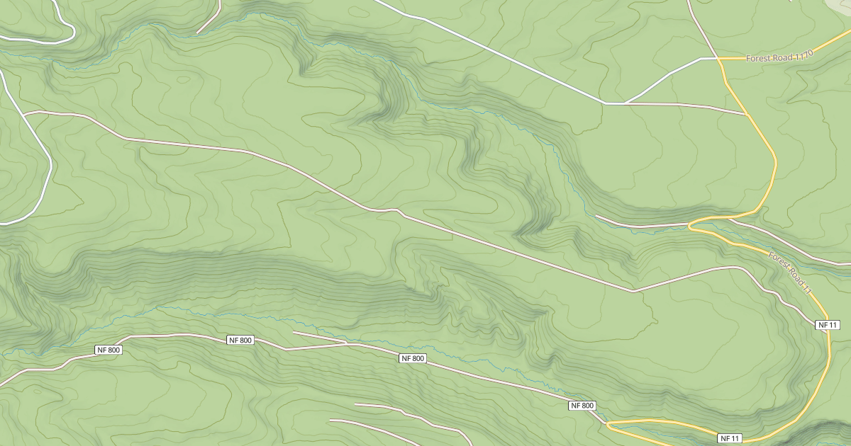 Map preview of USFS Motor Vehicle Use Map Roads {0FFA0ACD-D550-4C6F-88AF-ABD4228EA181}