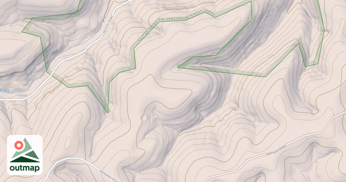 Map of USFS National Forest System Roads {C7A4D042-00ED-4848-B37A-B8906BE0B0A6}