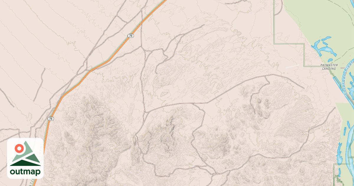 Map of BLM National GTLF Public Motorized Roads de204d45-5694-4f62-9279-a8be69a441a6
