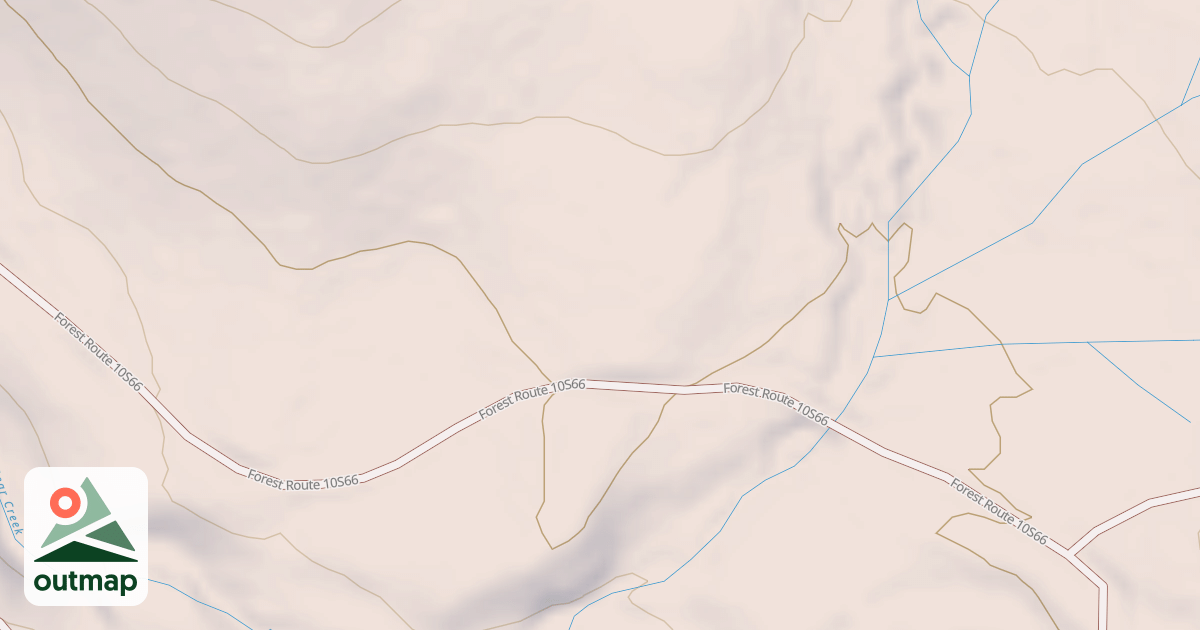 Map of BEAR CREEK SPUR P