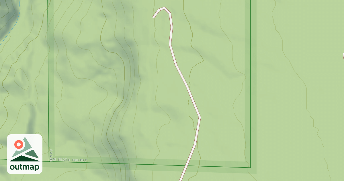 Map of USFS Motor Vehicle Use Map Roads {65E3B0CB-1F78-4B62-BC82-816A81CD0368}