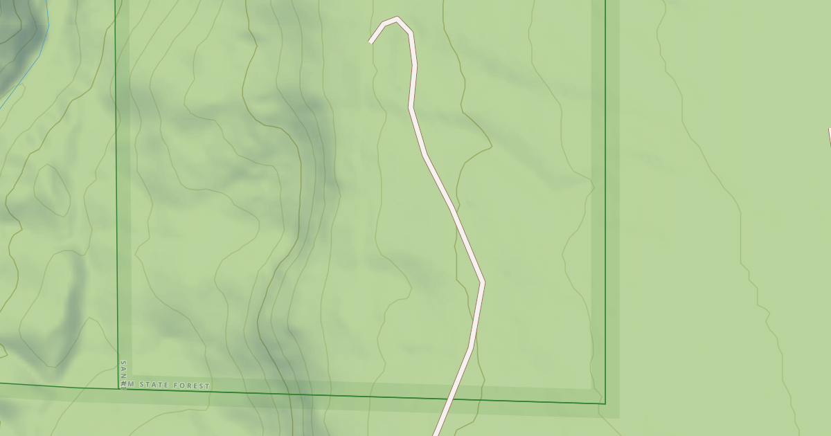 Map preview of USFS Motor Vehicle Use Map Roads {65E3B0CB-1F78-4B62-BC82-816A81CD0368}