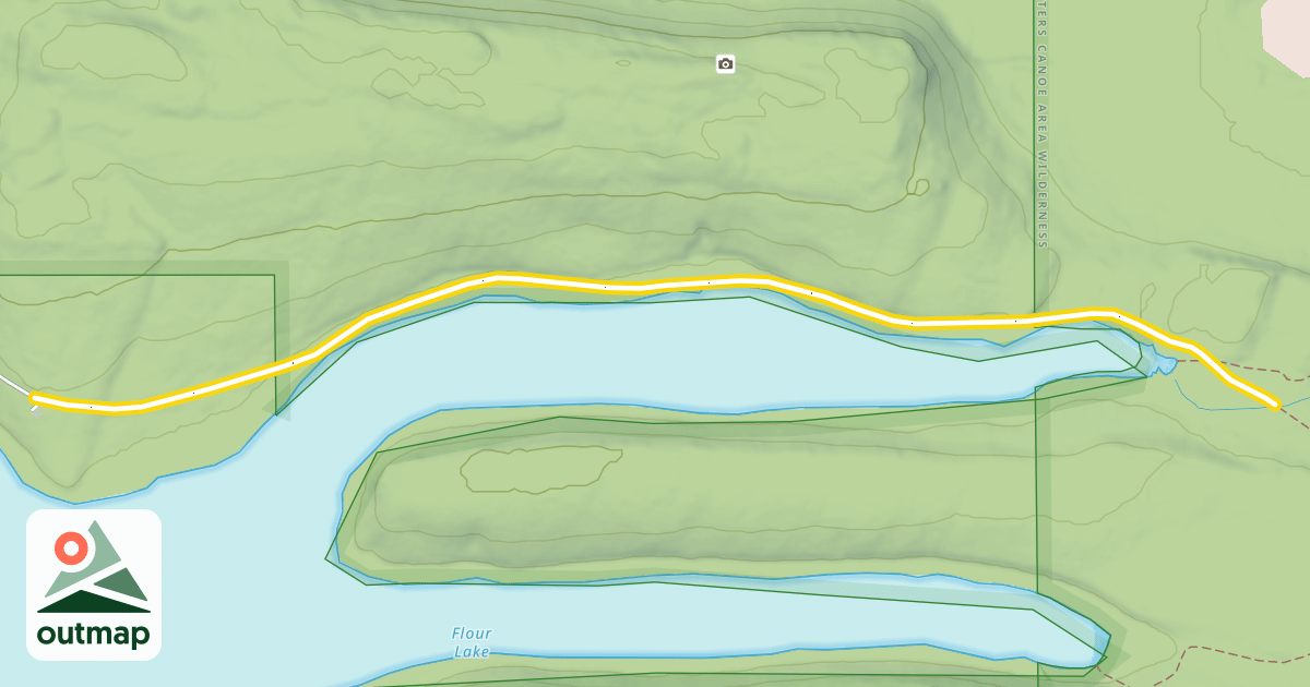 Map of Old Logging Camp Trail