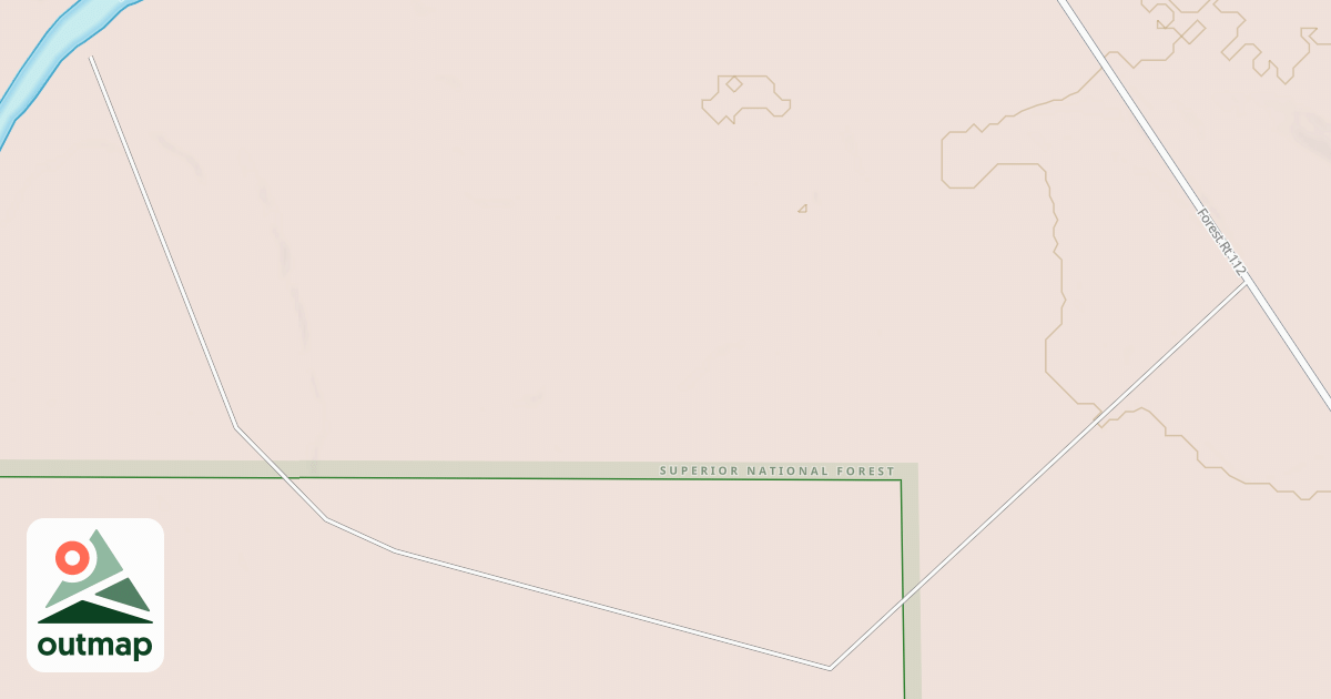 Map of DUNKA RIVER SPUR B