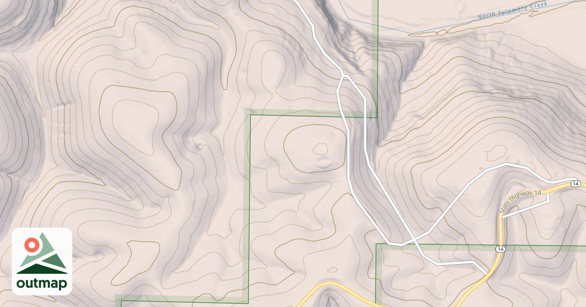 Map of BUCK POND