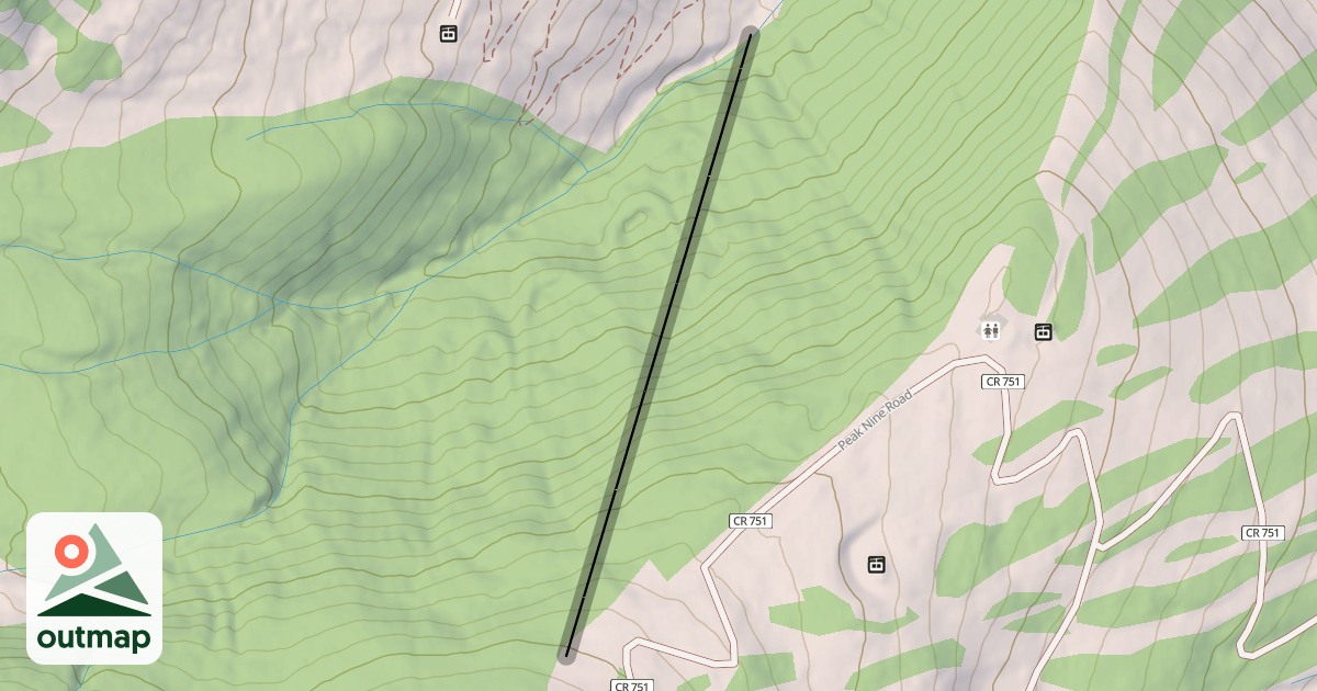 Map of E Lift Line