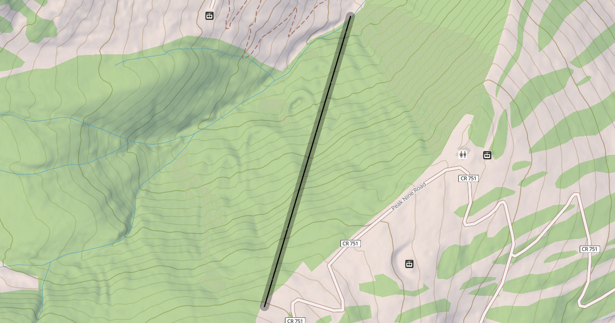Map preview of E Lift Line