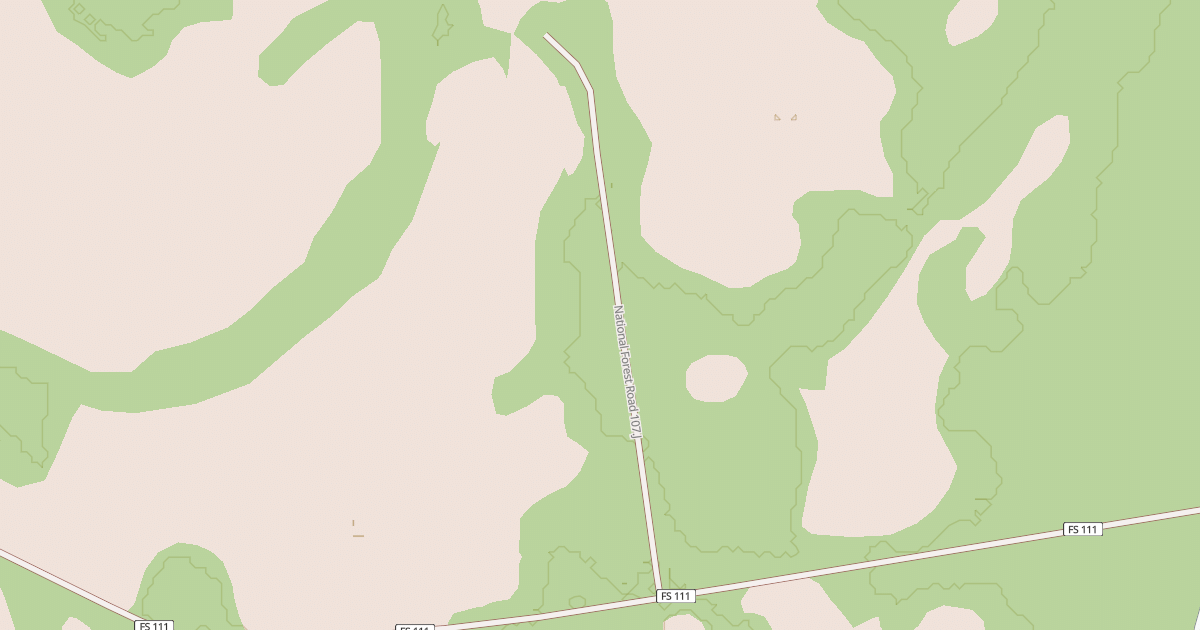 Map preview of USFS National Forest System Roads {5F2EEEF5-CB6A-484F-B4A9-FA7C174F84D1}