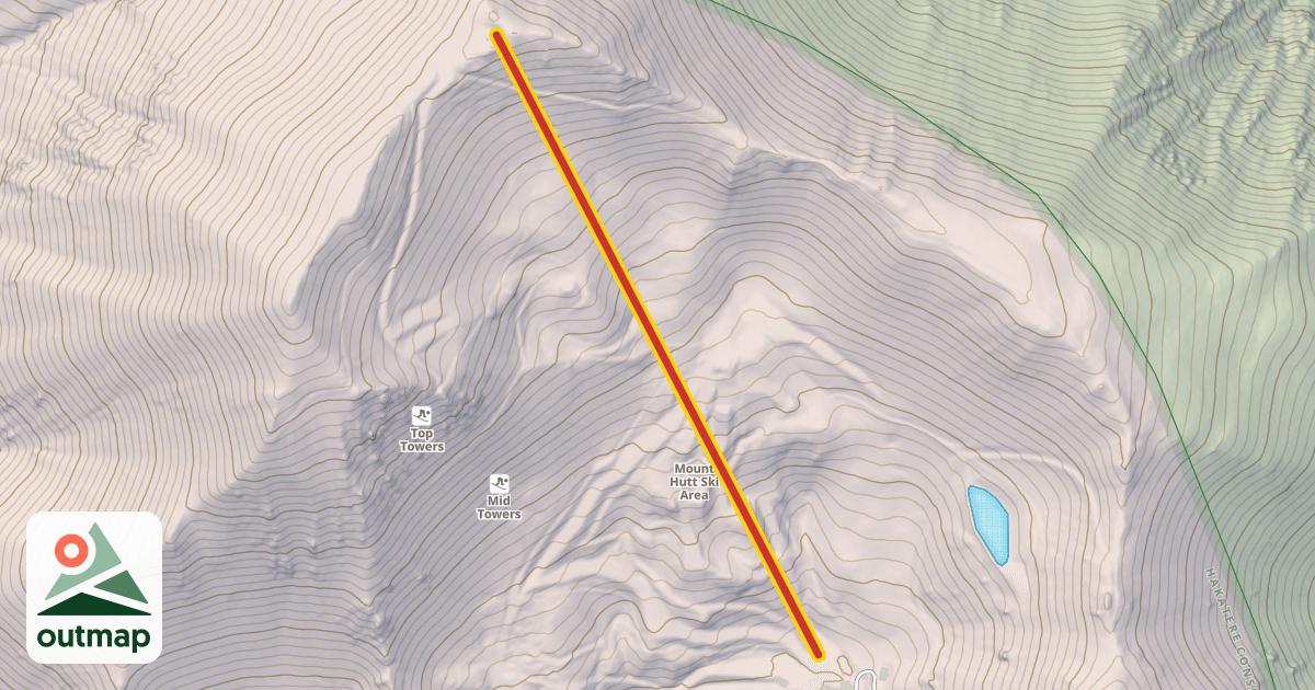 Map of Summit Six Chair