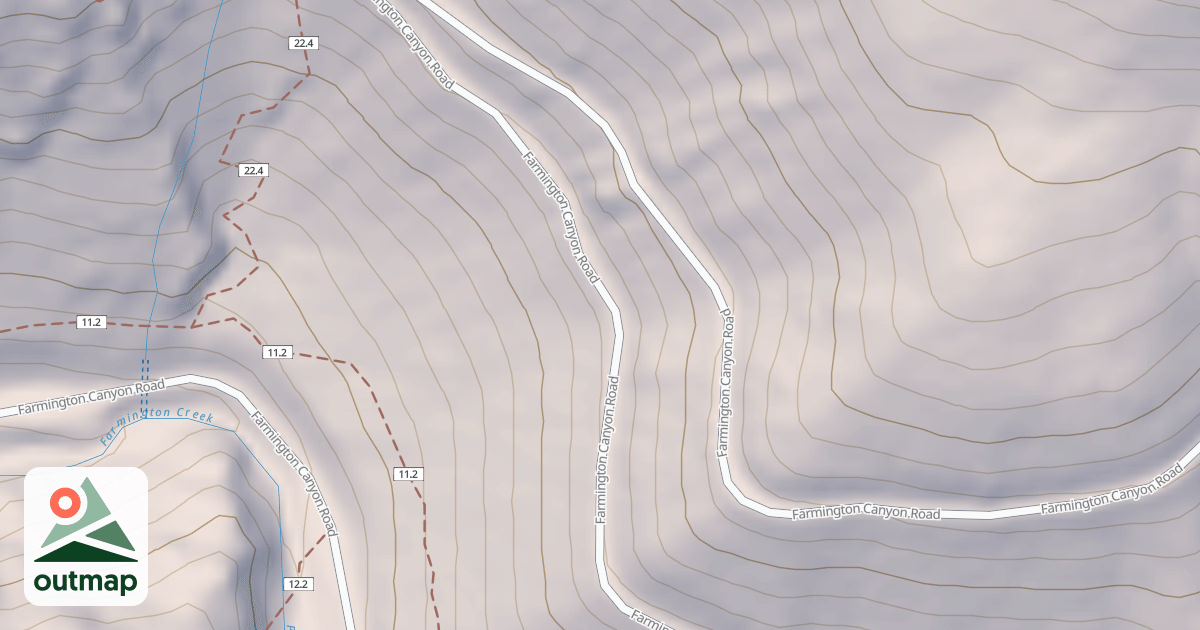 Map of FARMINGTON CANYON ATV