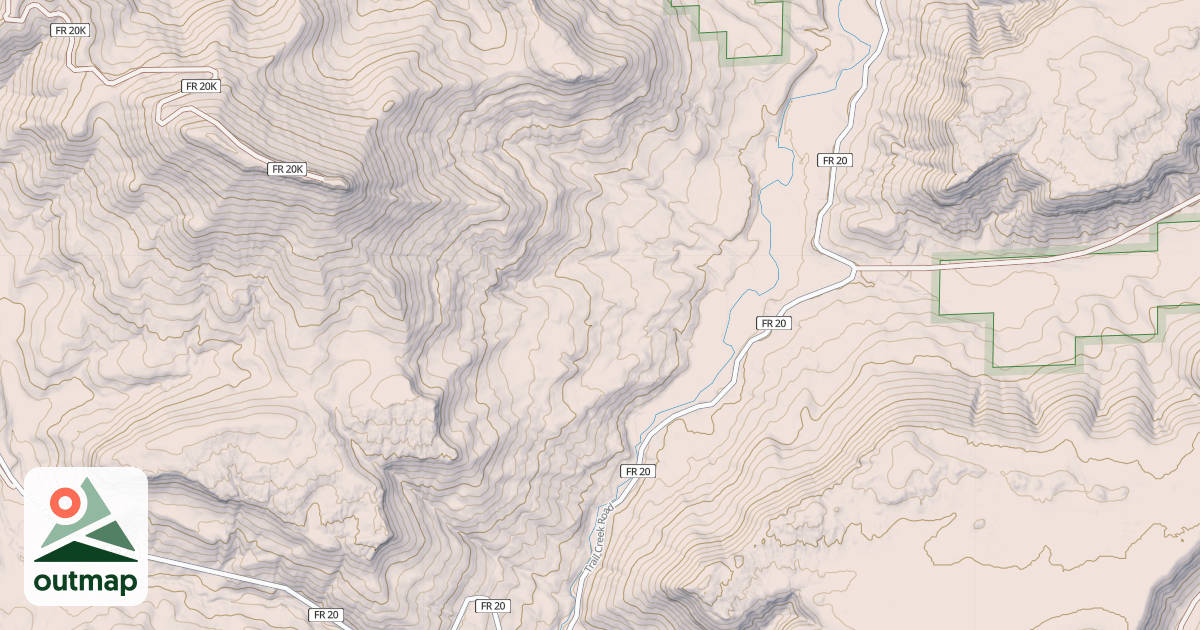 Map of TURKEY CREEK