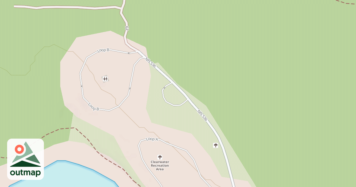 Map of CLEARWATER DUMP STATION