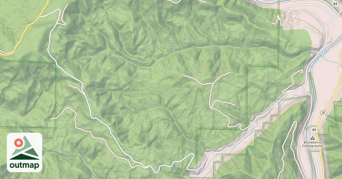 Map of GRASS CREEK