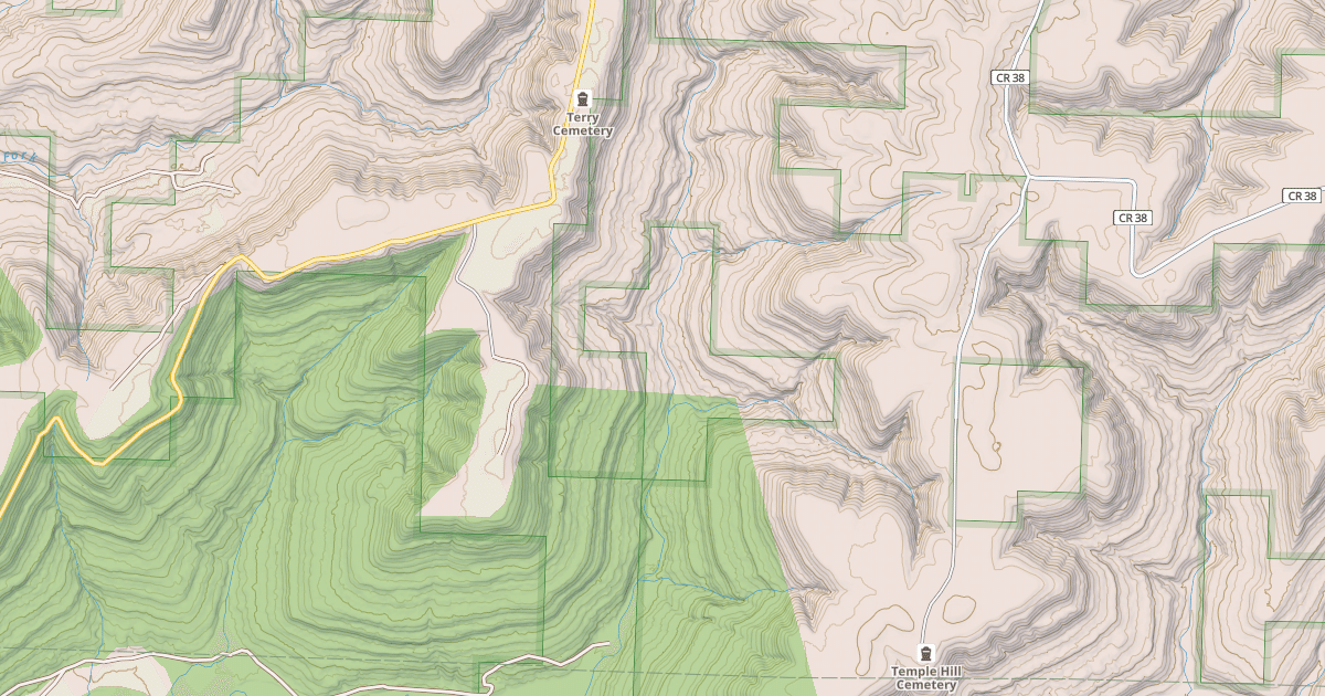 Map preview of SHANDER BRANCH