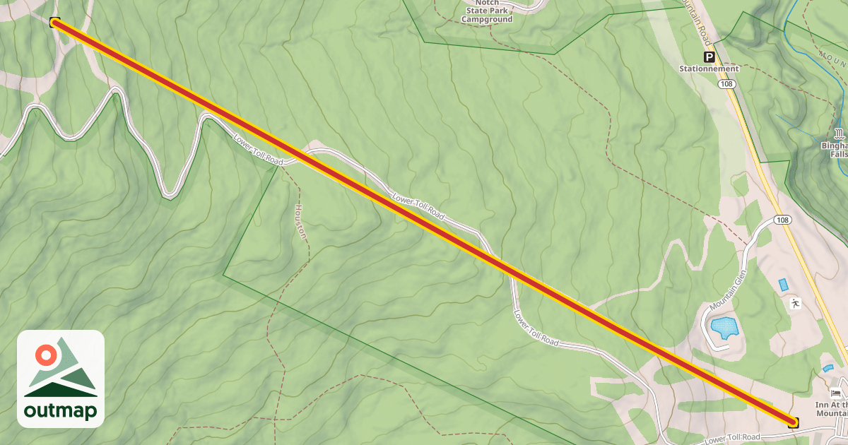 Map of Toll House Double