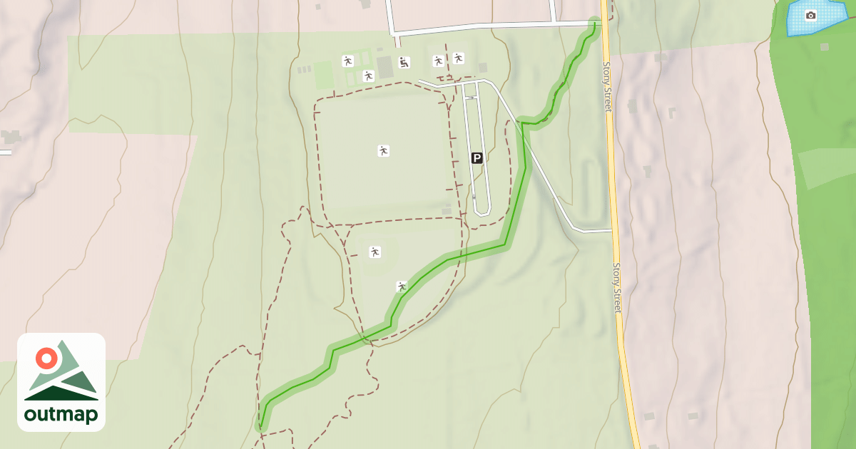 Map of P Trail