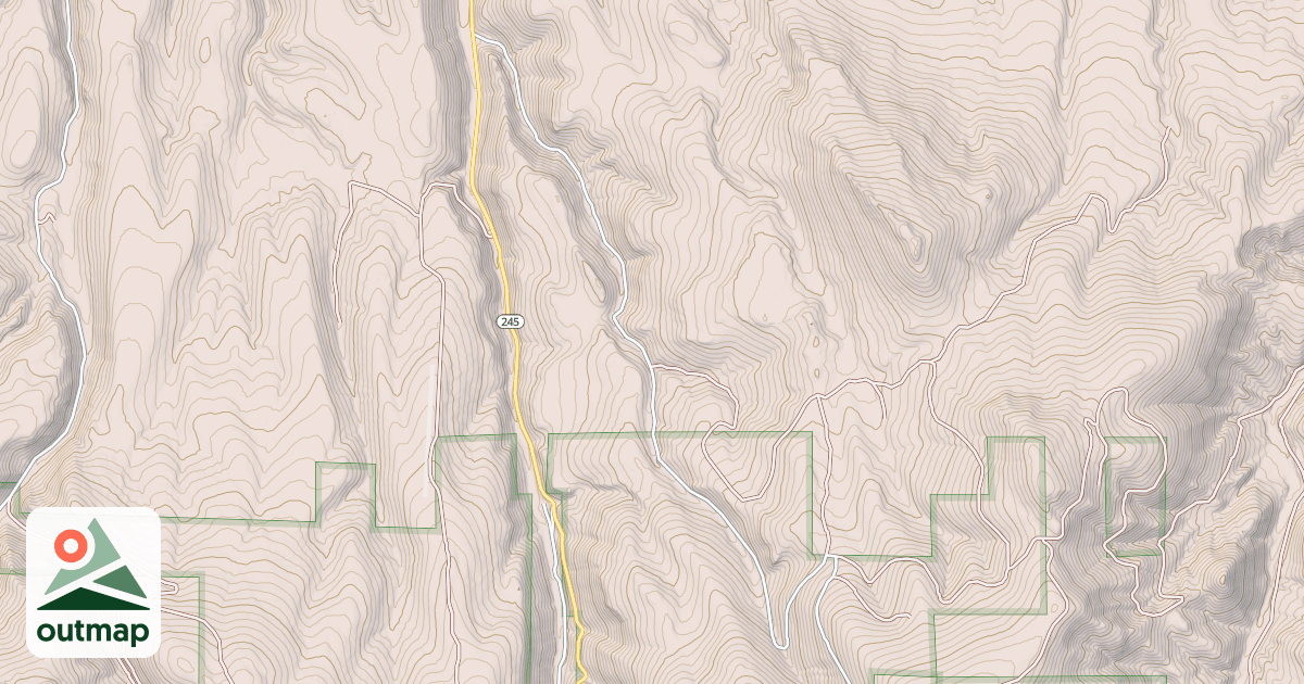 Map of TRAIL CREEK ROAD
