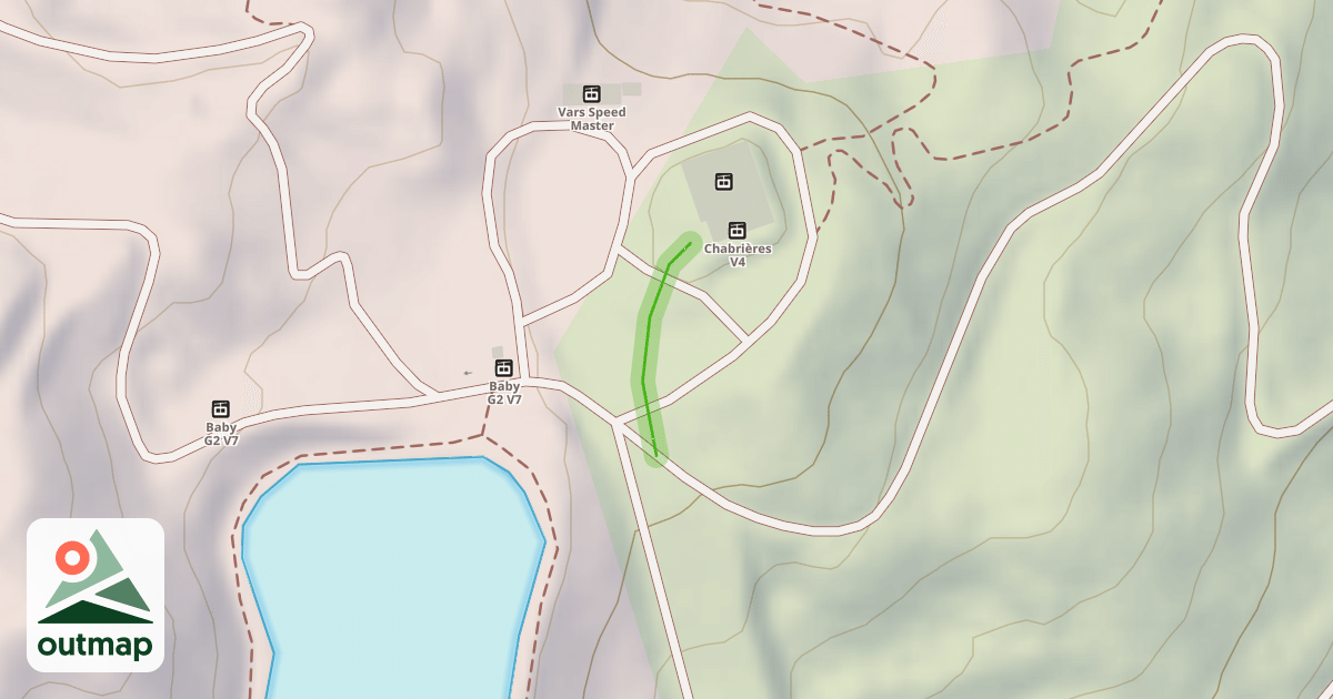 Map of Les Clapiers